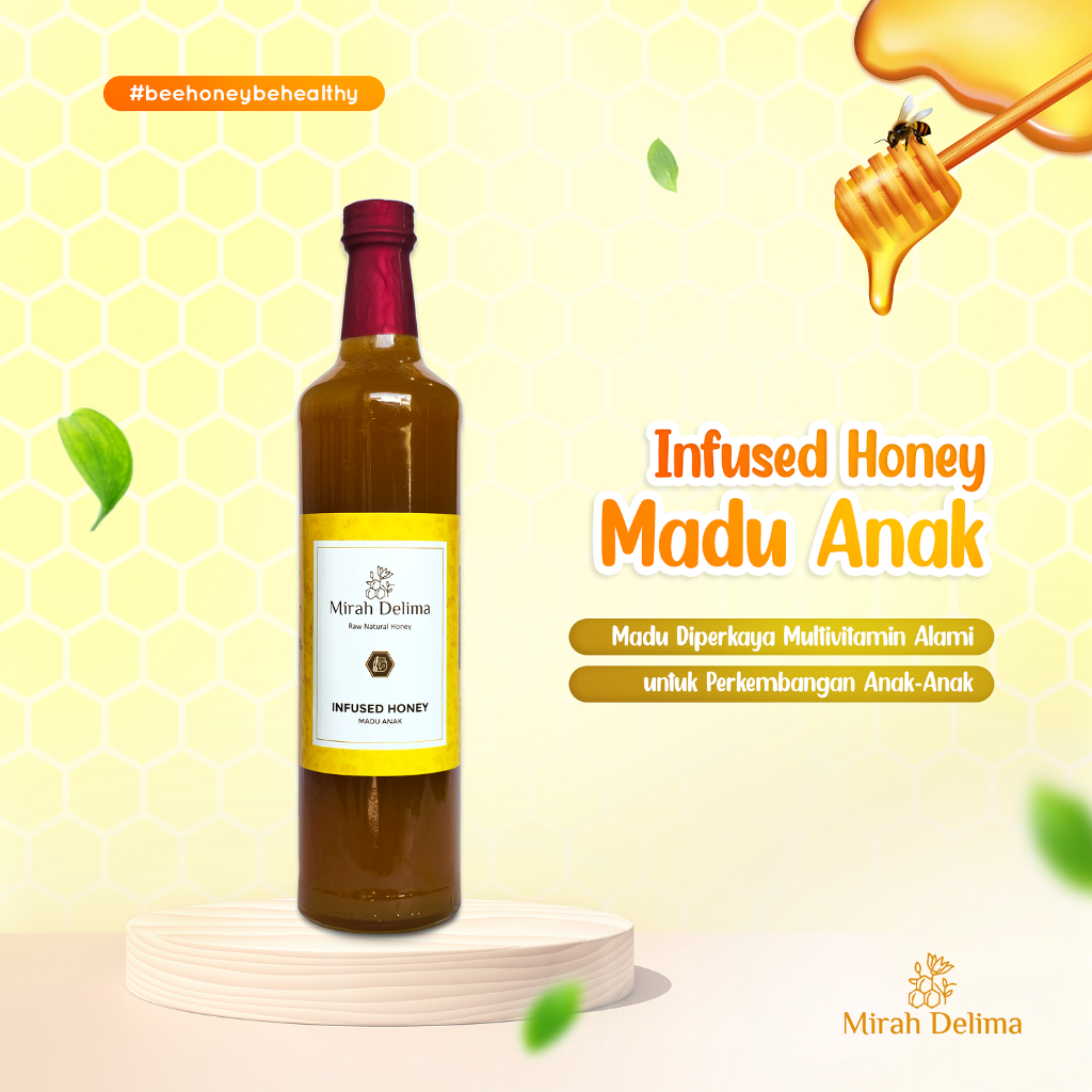 

Madu Anak - Honey Kids - 600 ml - Botol Kaca