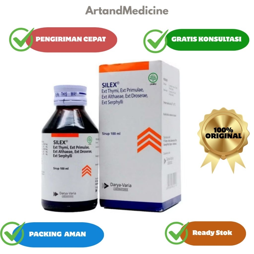 SILEX SYRUP 100 mL Obat Batuk Herbal Ibu Hamil dan Menyusui
