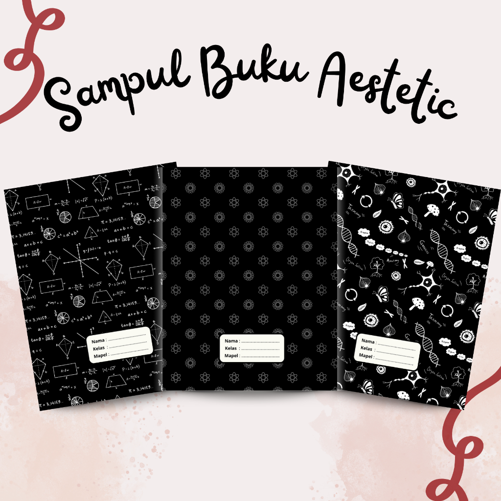 

[TERMURAH] Sampul Buku Estetik/ Sampul Buku BIGBOSS Campus Boxy SIDU KIKI - Tema Hitam
