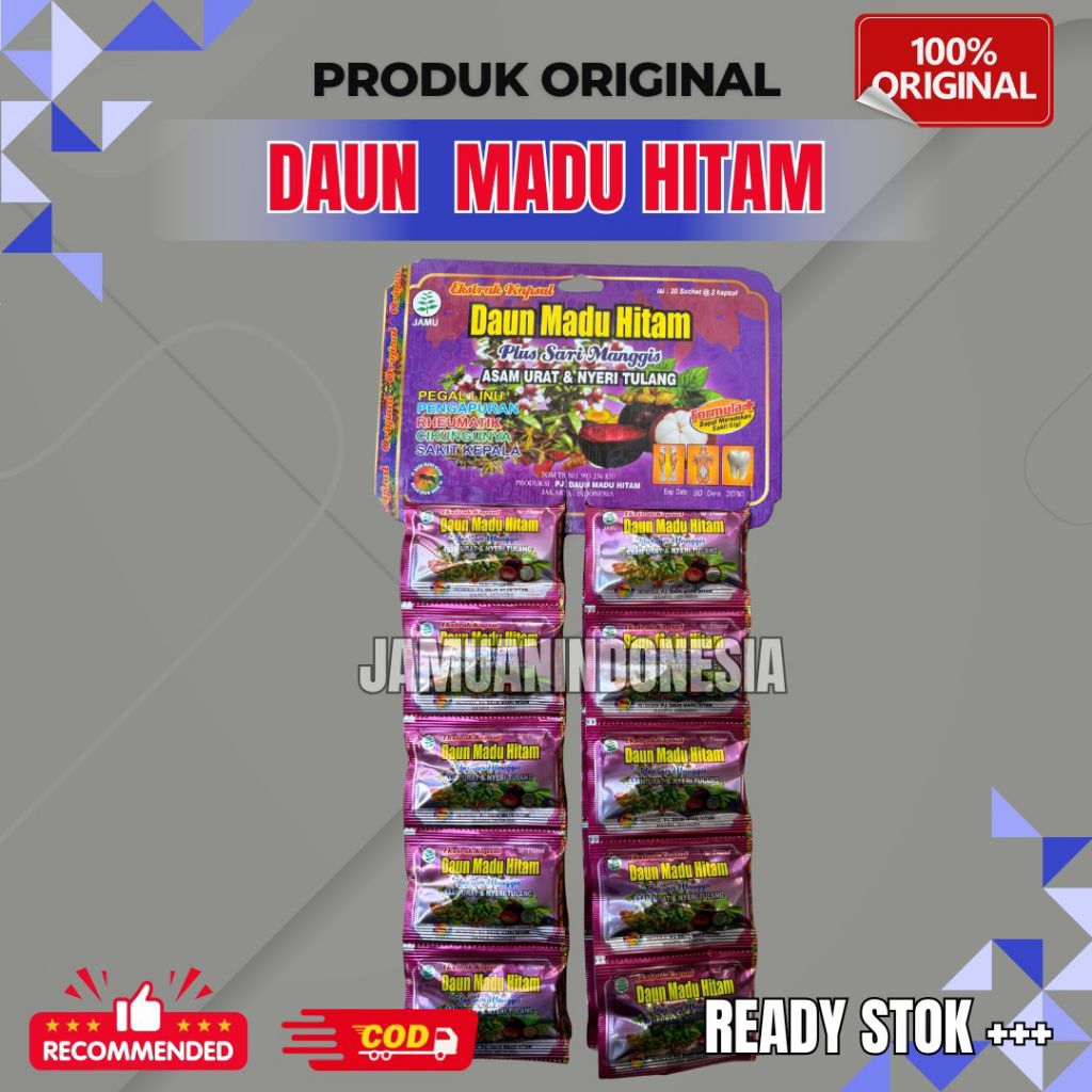 

Daun Madu Hitam Original 1 Renceng Isi 20 Sachet