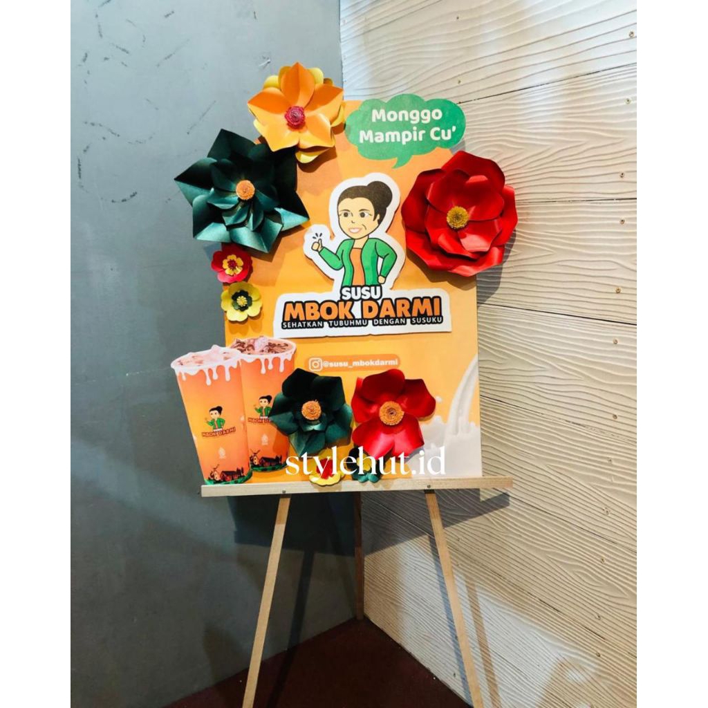 PAPAN UCAPAN BUNGA | FLOWER PAPER