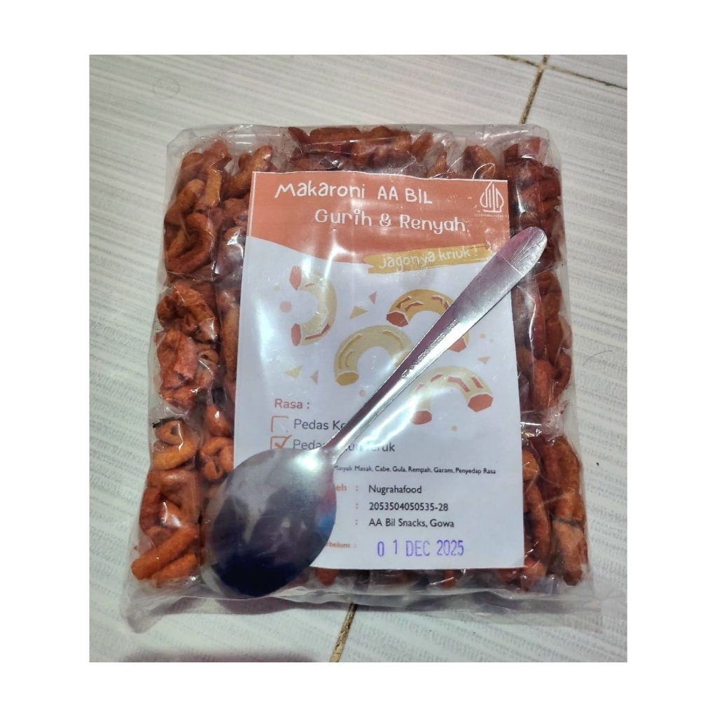 

Makaroni AA BIL Pedas Gurih