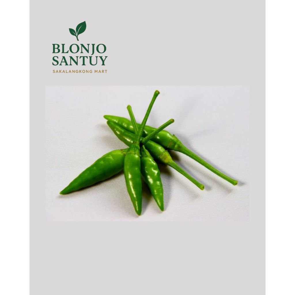

Cabe Rawit Hijau 250gr s/d 1kg - Fresh Green Chili Peppers