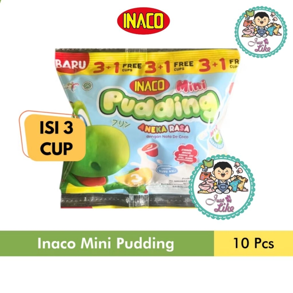 

INACO Mini Pudding 1rtg 10 Pcs (@3+1cups) Exp. Dec 2026 | Aneka Rasa Buah Puding