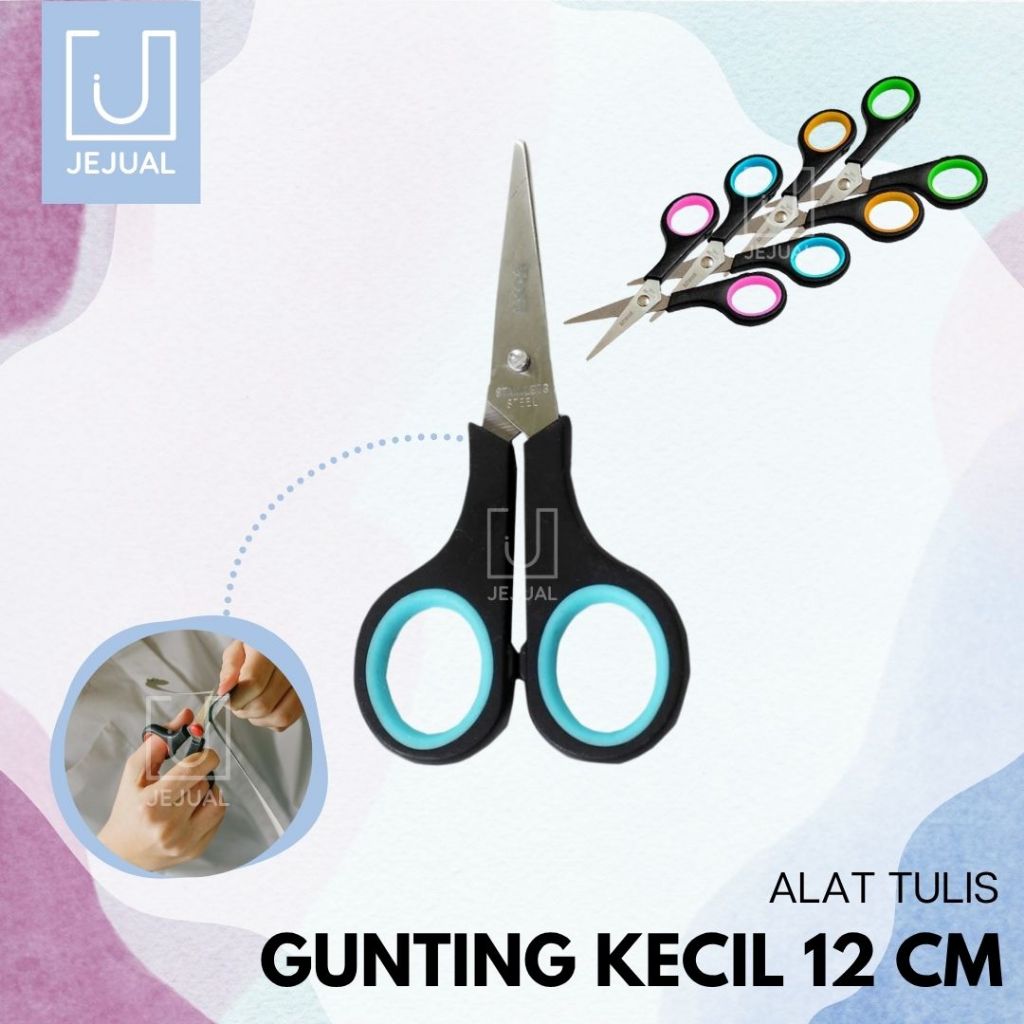 

GUNTING Kecil 12 cm Gunting Kertas Kecil Stainless Steel Scissors