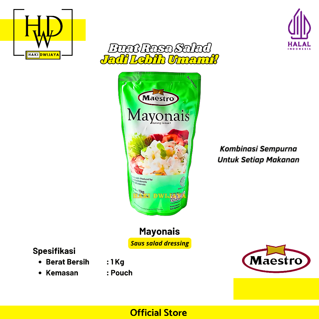 

[1kg] Maestro Original Mayonaise Pouch