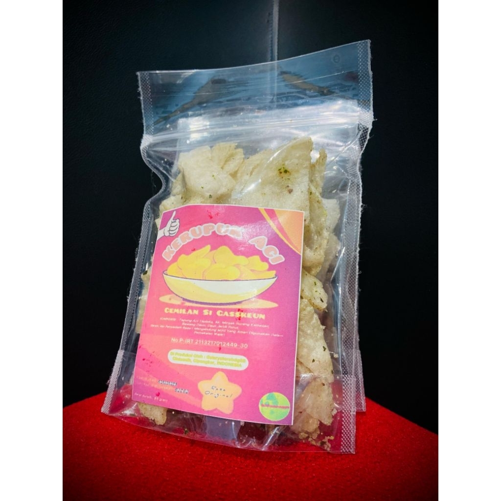 

Kerupuk Aci Gurih-Kerupuk Opak Aci Cemilan Mantap