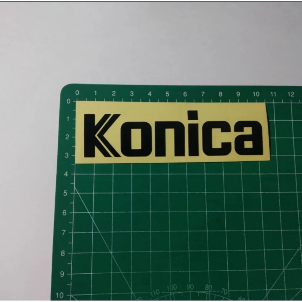 

stiker cutting konica