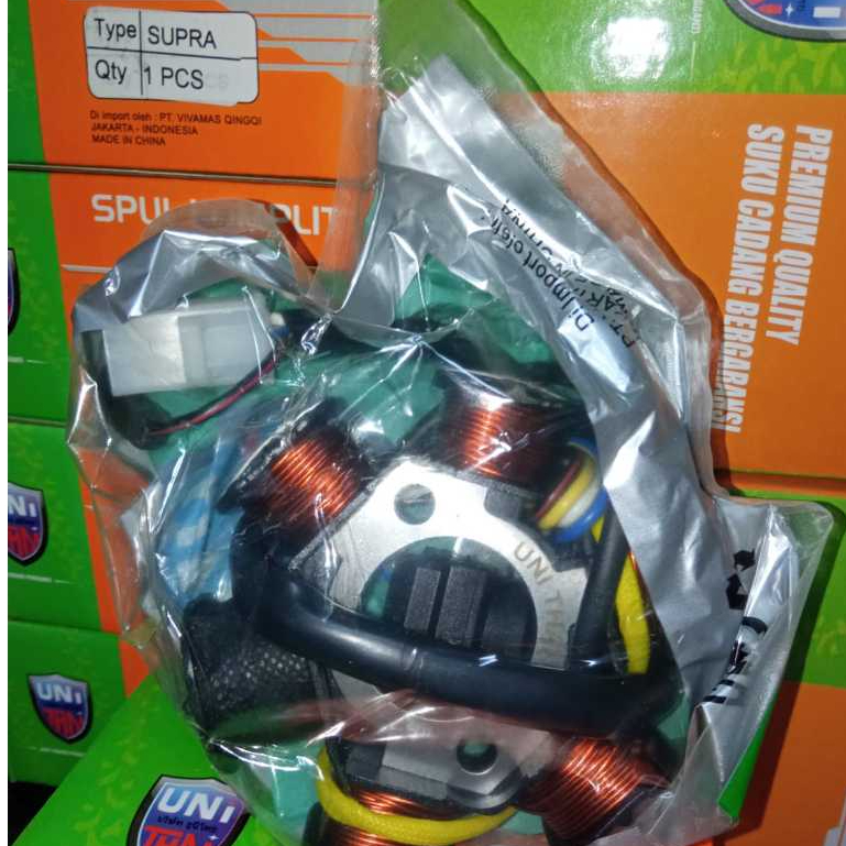 SPULL SPUL STATOR ASSY PLUS PULSER MOTOR HONDA SUPRA LAMA SUPRA 100 GRAND LEGENDA SUPRA FIT UNITHAI