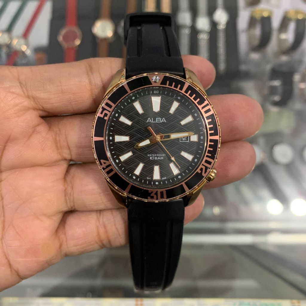 jam Tangan Alba Diver Quartz