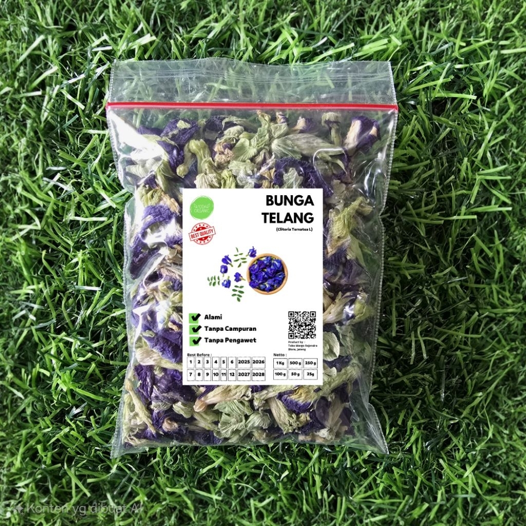 

Bunga Telang Kering 10gr Promo Murah Butterflypea Teh Organik