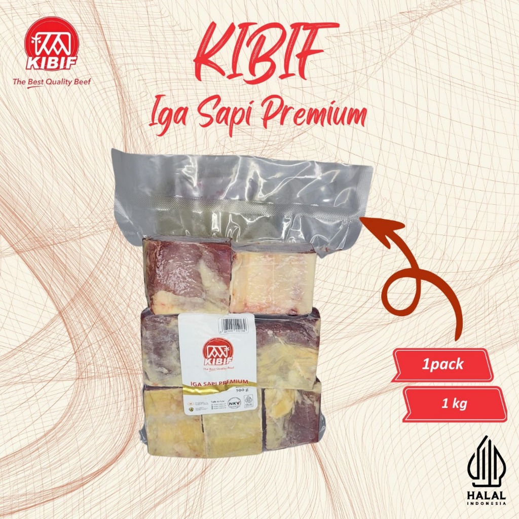 

KIBIF Iga Sapi Premium 1kg