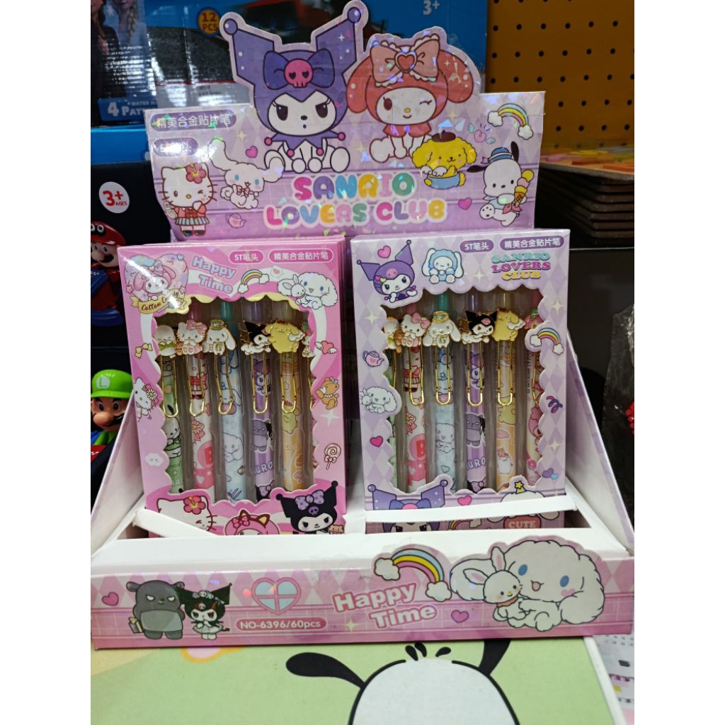 

pulpen sanrio sweet Family box /set pulpen sanrio isi 6pcs