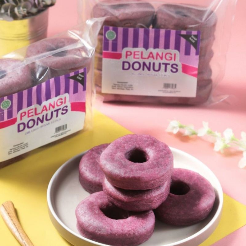 

Donat Pelangi Ubi Ungu Isi 10