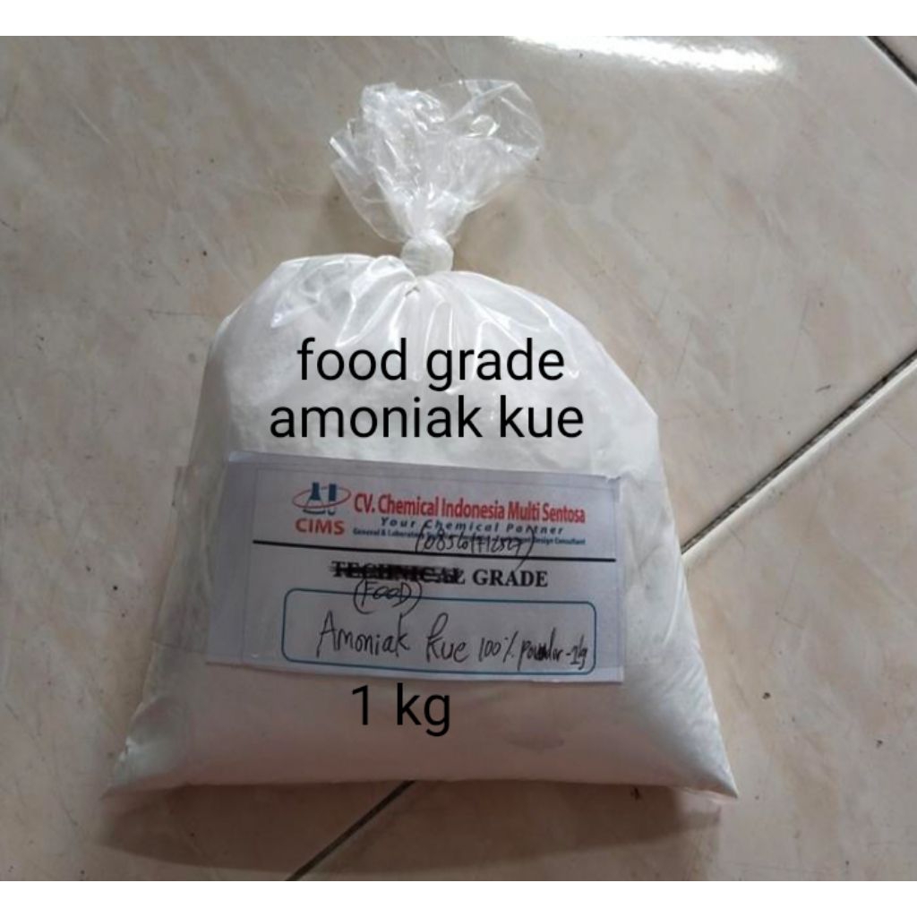 

ammoniak kue food grade - 1 kg