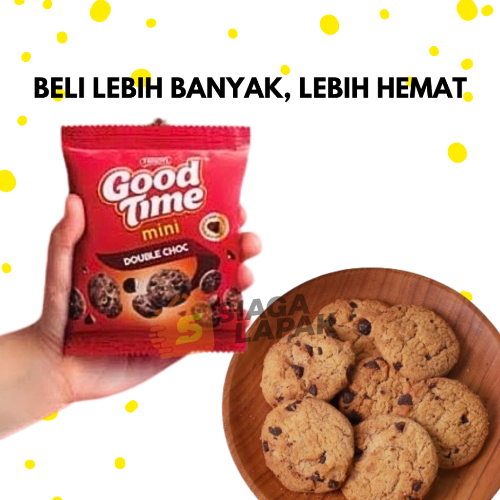 

Good Time MINI ECERAN 1PCS Cookies Double Chocolate [BELI BANYAK LEBIH MURAH]