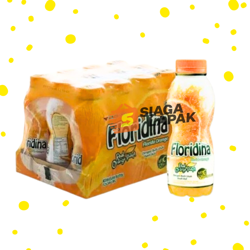 

Floridina Orange 1 PACK ISI 12PCS Minuman Rasa Jeruk dengan Bulir Jeruk Segar