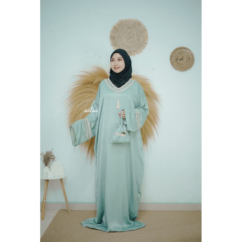PRITA SIZE XL DEWASA - mukena abaya sholat terbaru 354 by Jihan salsa