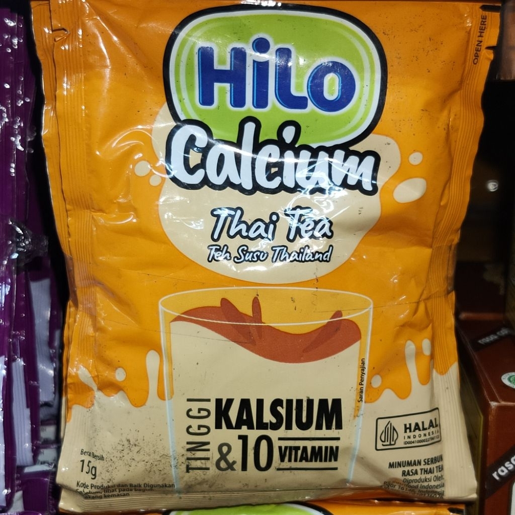 

HiLo Calcium Tropicana Slim Teh Tarik/ Thai Tea/ Es Ketan Hitam 5x14gram