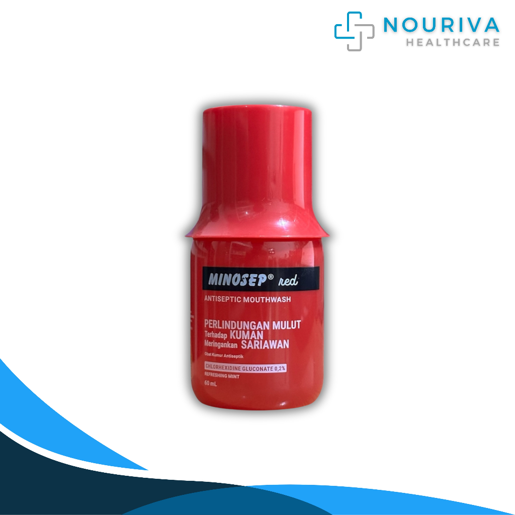 Minosep Red - Obat Kumur Sakit Gigi & Sariawan