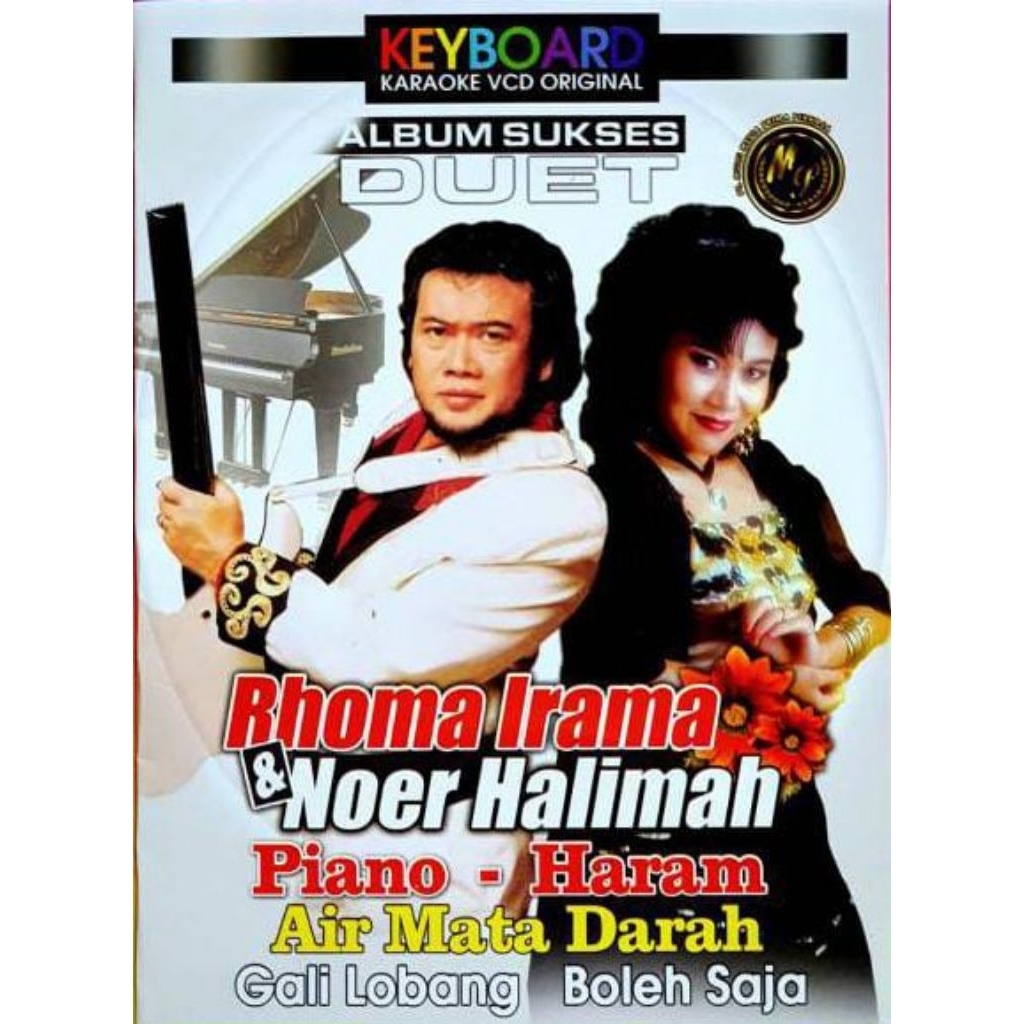 VCD KARAOKE RHOMA IRAMA DUET NOER HALIMAH-KASET KARAOKE LAGU RHOMA IRAMA-VCD KARAOKE DANGDUT DUET-KA