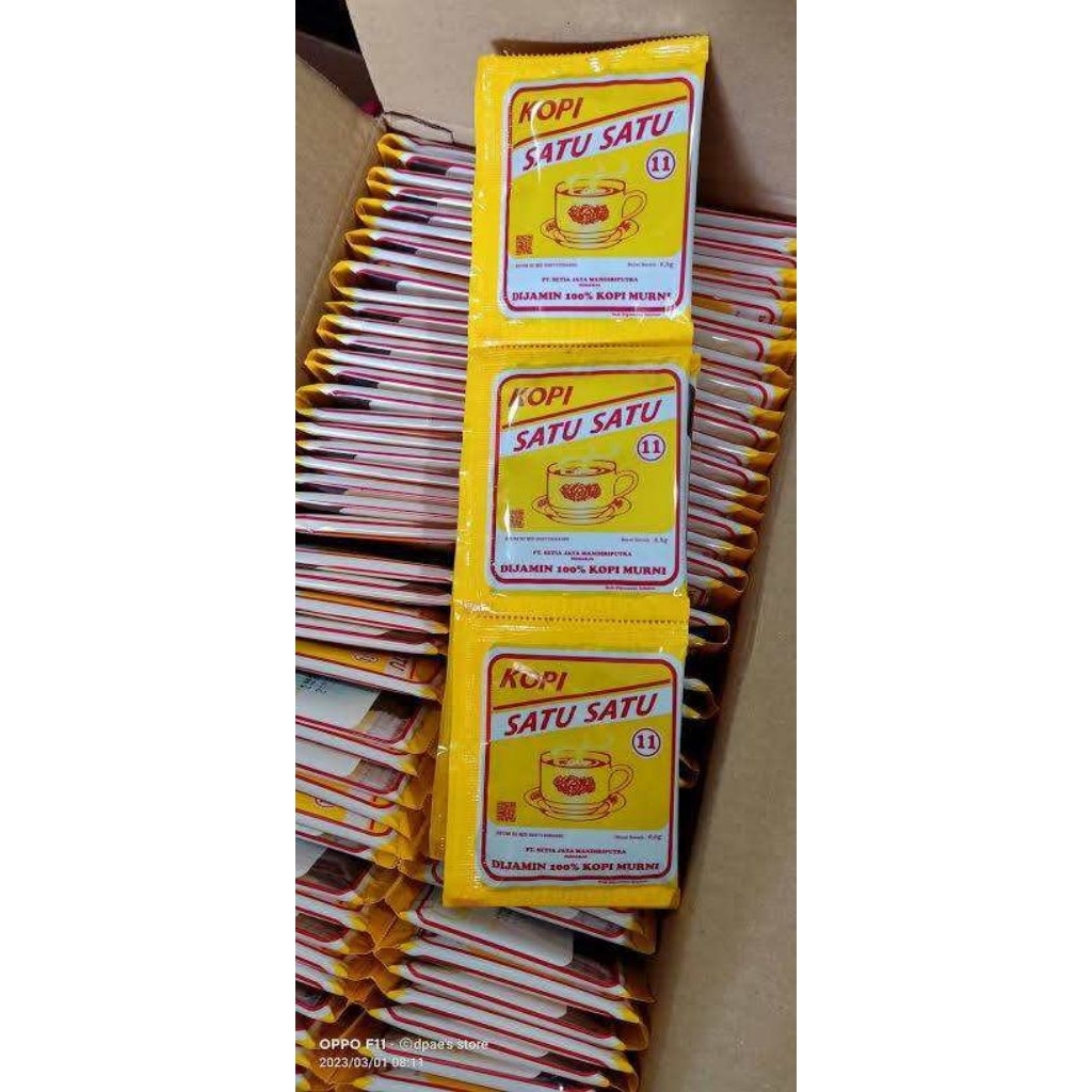 

kopi satu satu 1 renceng murah grosir