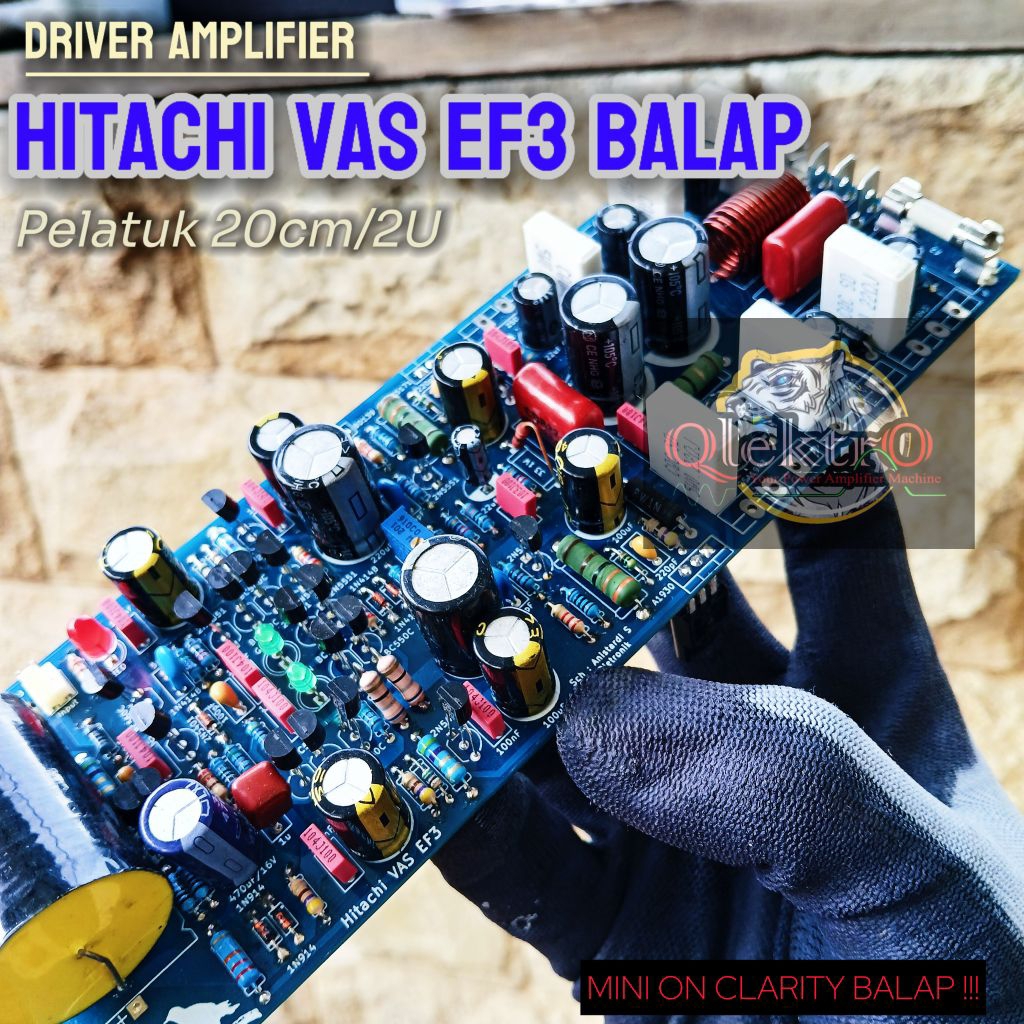 Driver Amp HITACHI VAS EF3 20/2U | Driver Pelatuk 2u minion BALAP
