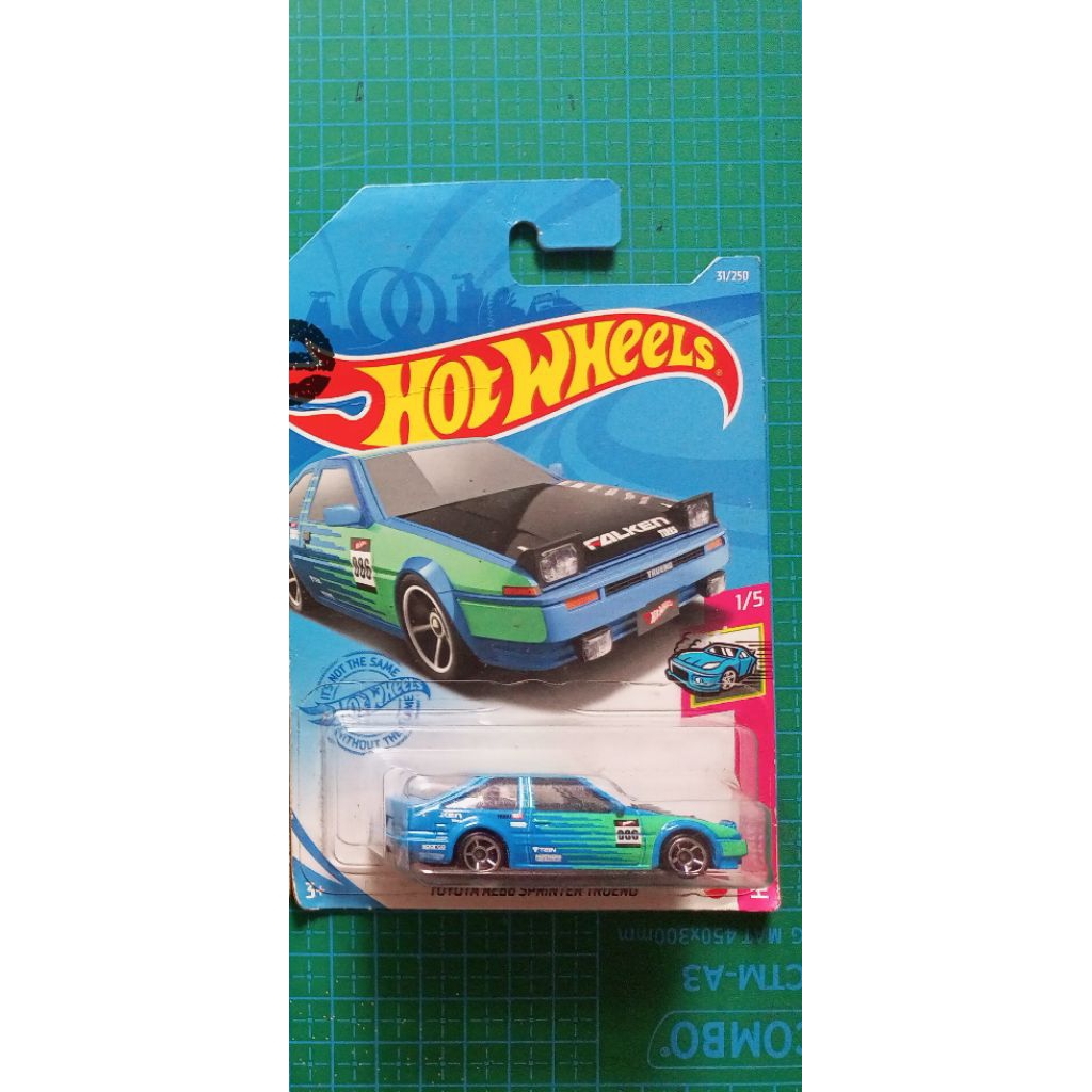Hotwheels Toyota AE86 Trueno Series Falken