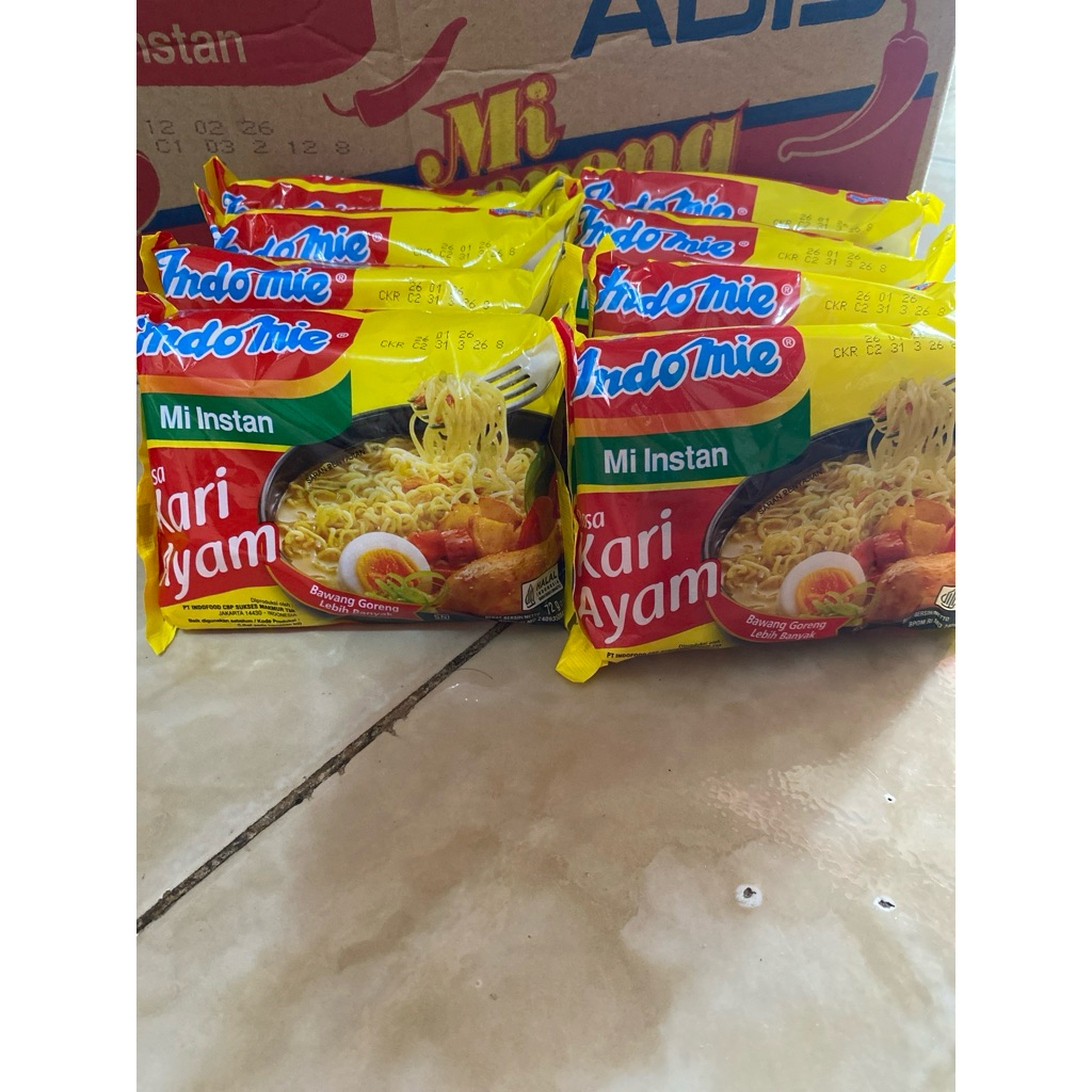 

Indomie rebus Kari ayam