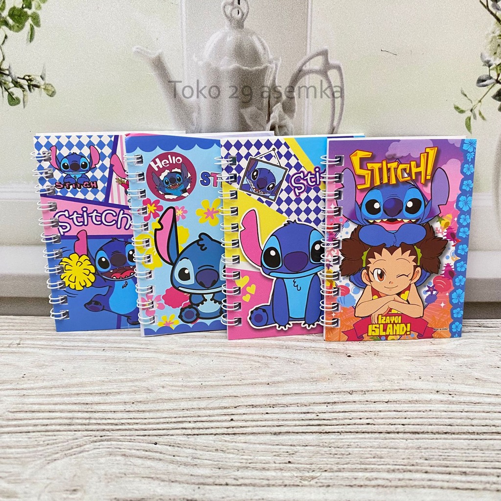 

BUKU BINDER SPIRAL A7 STITCH 1 RENCENG ISI 4 PCS BK-1949 PERLENGKAPAN SEKOLAH TERMURAH