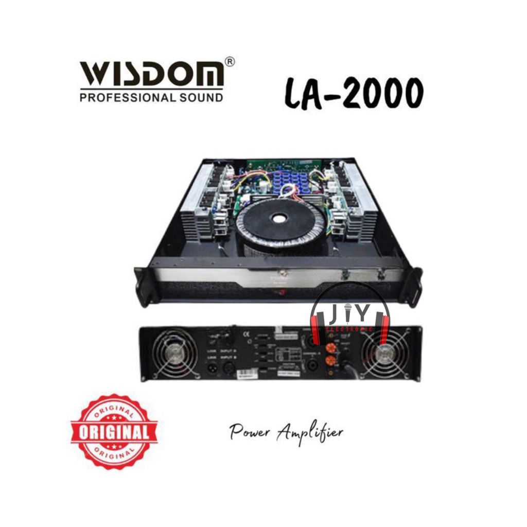 Power Wisdom 2 Channel Class H LA-2000 LA 2000 LA2000