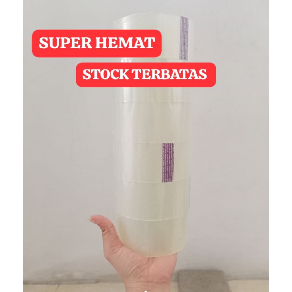 

Lakban NACHI Isolasi 2 inch 48mm x 100 yard | Isolasi Bening transparan