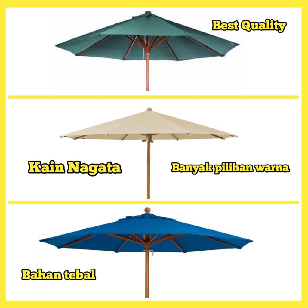 kain payung nagata drill kain tenda payung outdoor taman cafe kain meja payung