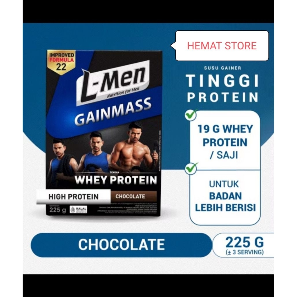 

LMEN GAINMASS CHOCOLATE 225 GR