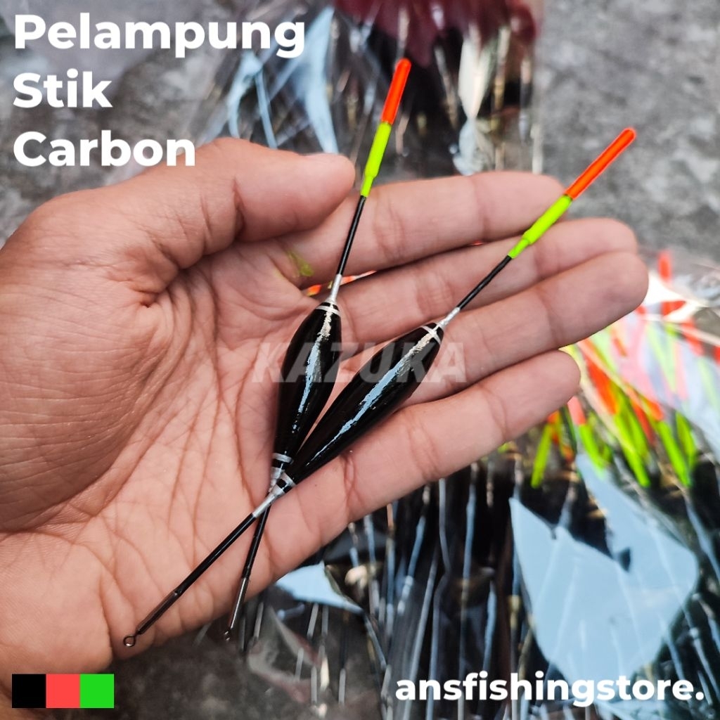 Pelampung Kambangan Stik Carbon Kayu Balsa