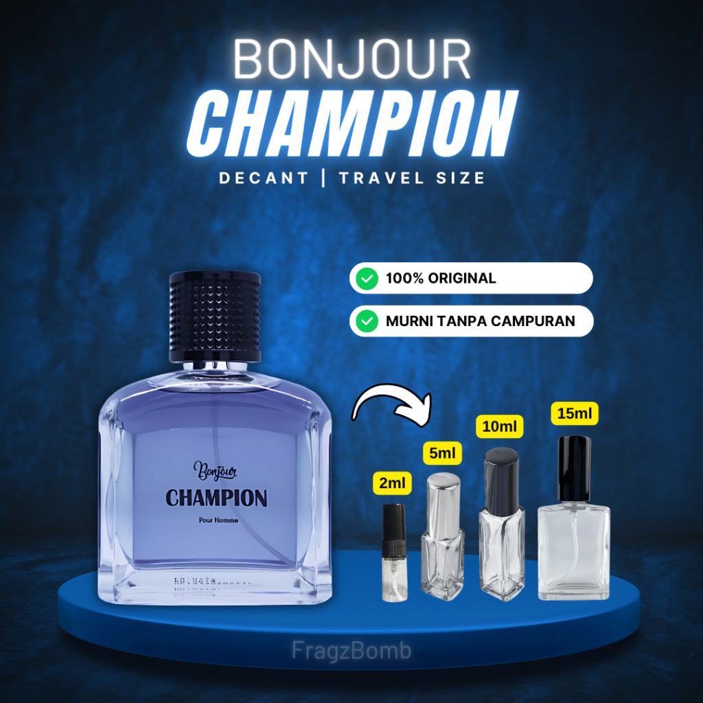 [DECANT] Bonjour Champion Extrait de Parfum - Parfum Pria