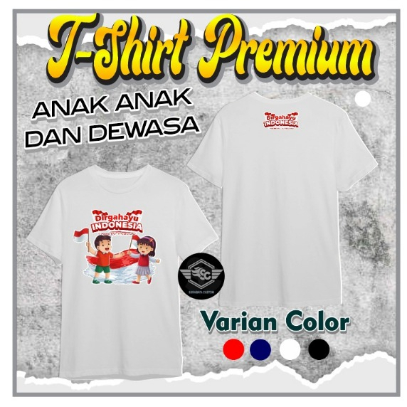 Kaos Dirgahayu Indonesia merdeka Kaos Merdeka Kaos Republik Indonesia