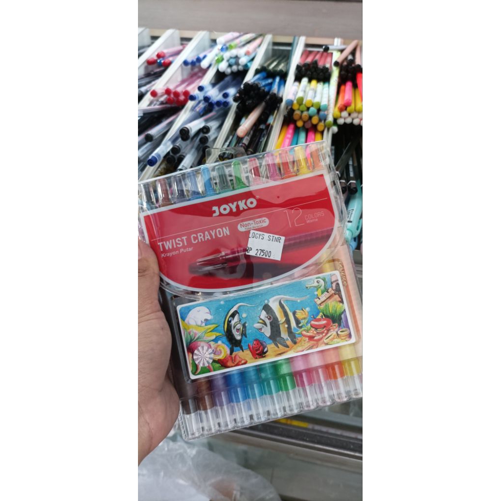 

Crayon Krayon Putar Joyko 12 warna
