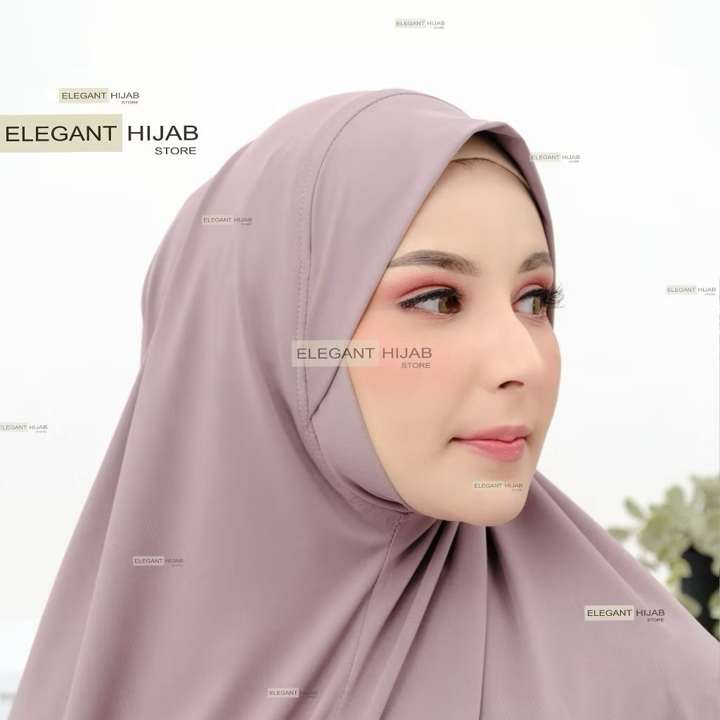 Hijab Dagu Malaysia XL Jumbo Syari Jersey Premium