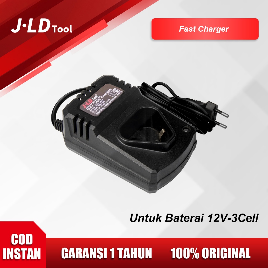 JLD Fast Charger untuk 12V Baterai Adaptor Charger Bor Baterai