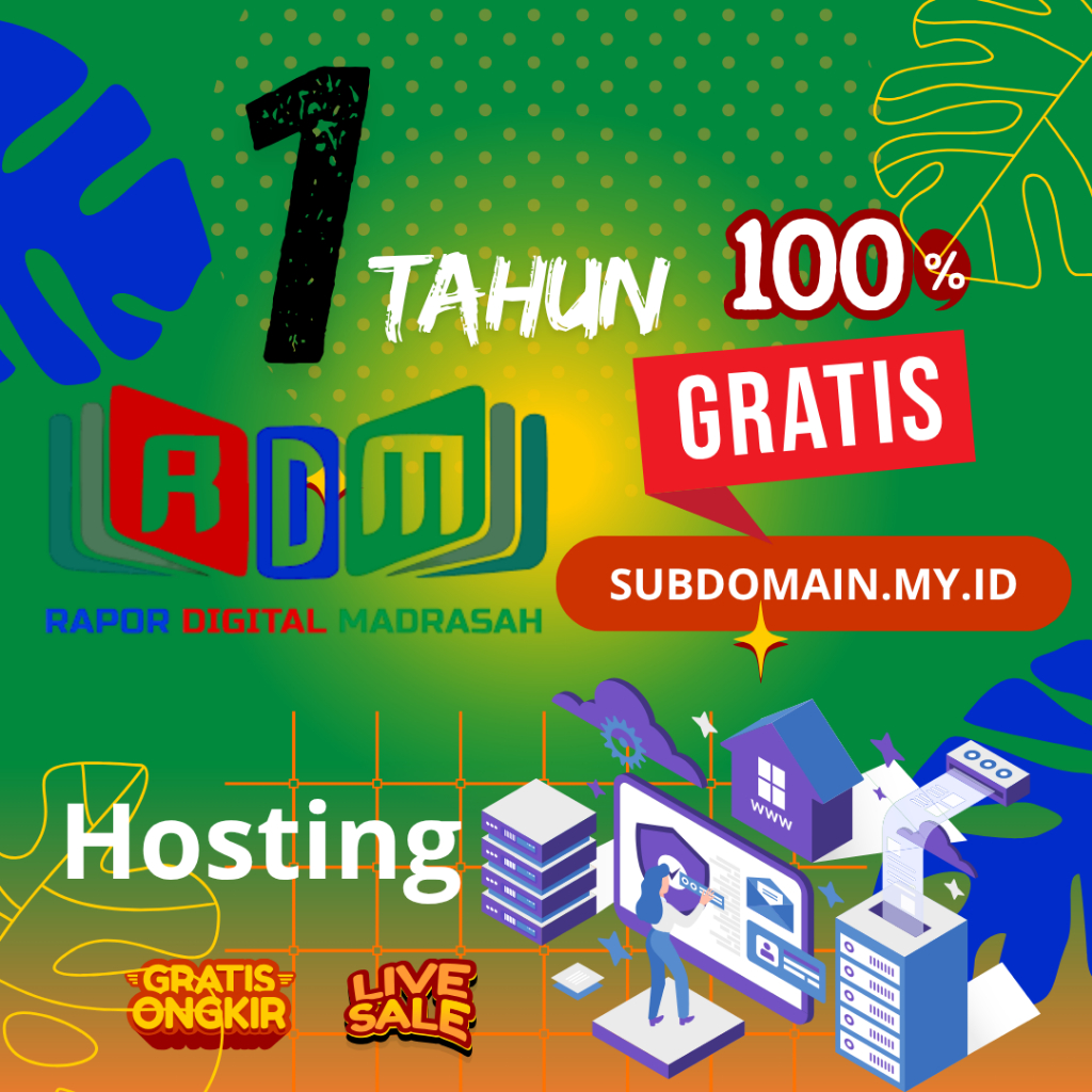 Hosting RDM Tahunan paling murah dan gratis subdomain .myid