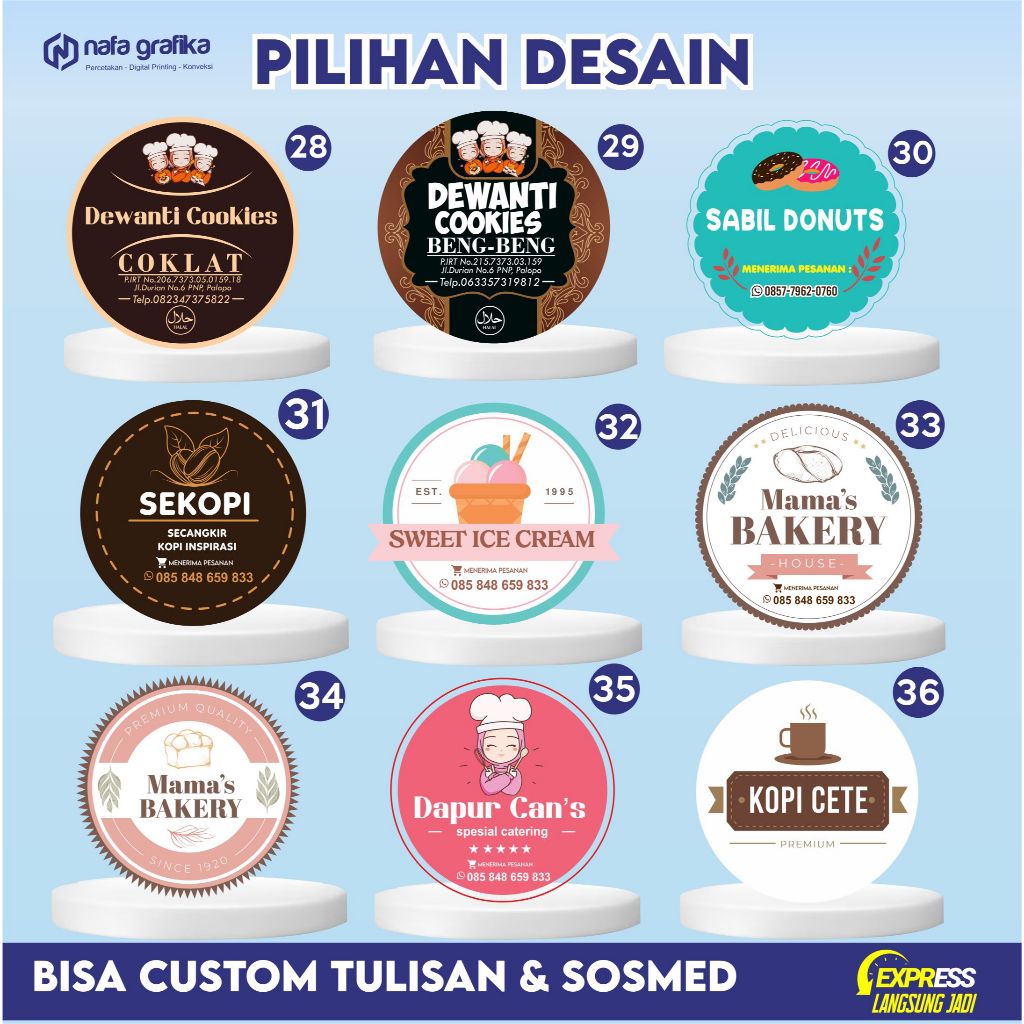 

(PAKET 500) STICKER CROMO A3+ GROSIR DAN CUTTING STIKER MAKANAN MINUMAN
