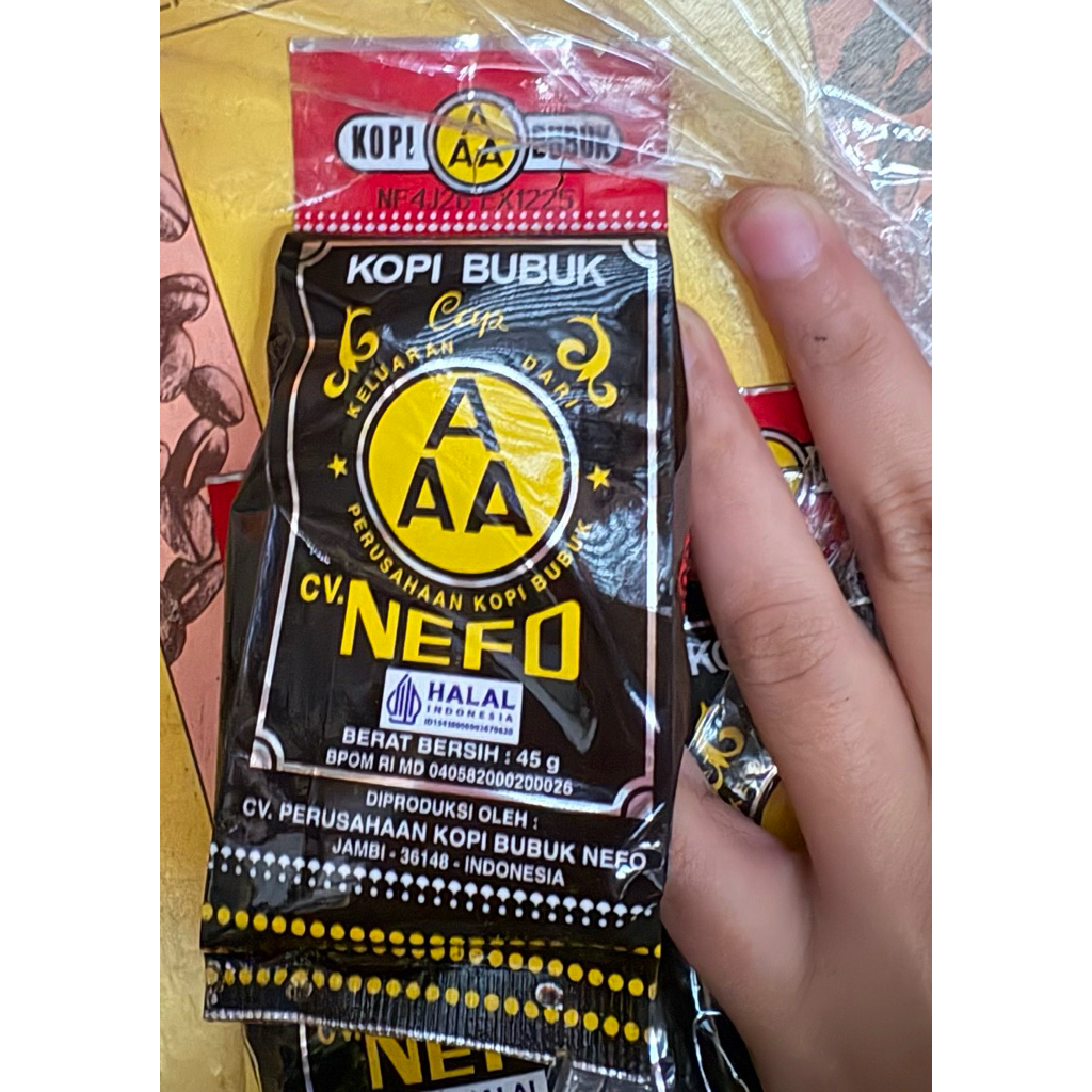 

100% KOPI AAA ASLI KHAS JAMBI 45gr HALAL