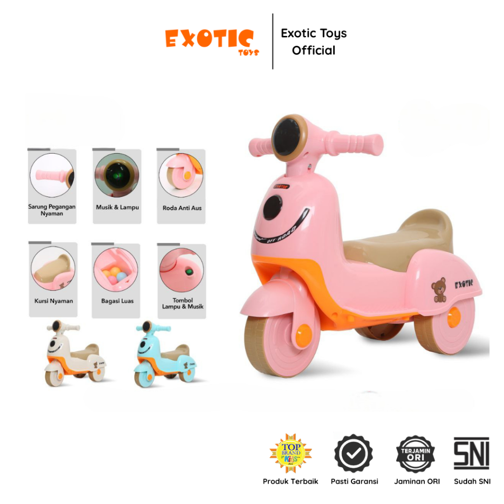 Exotic Toys Mainan Motor Anak Ride On ET-2134