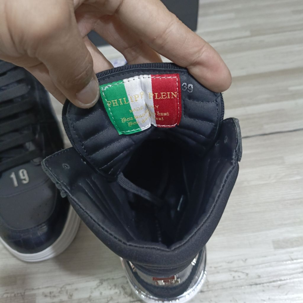 sepatu boot pria philipp plein pp