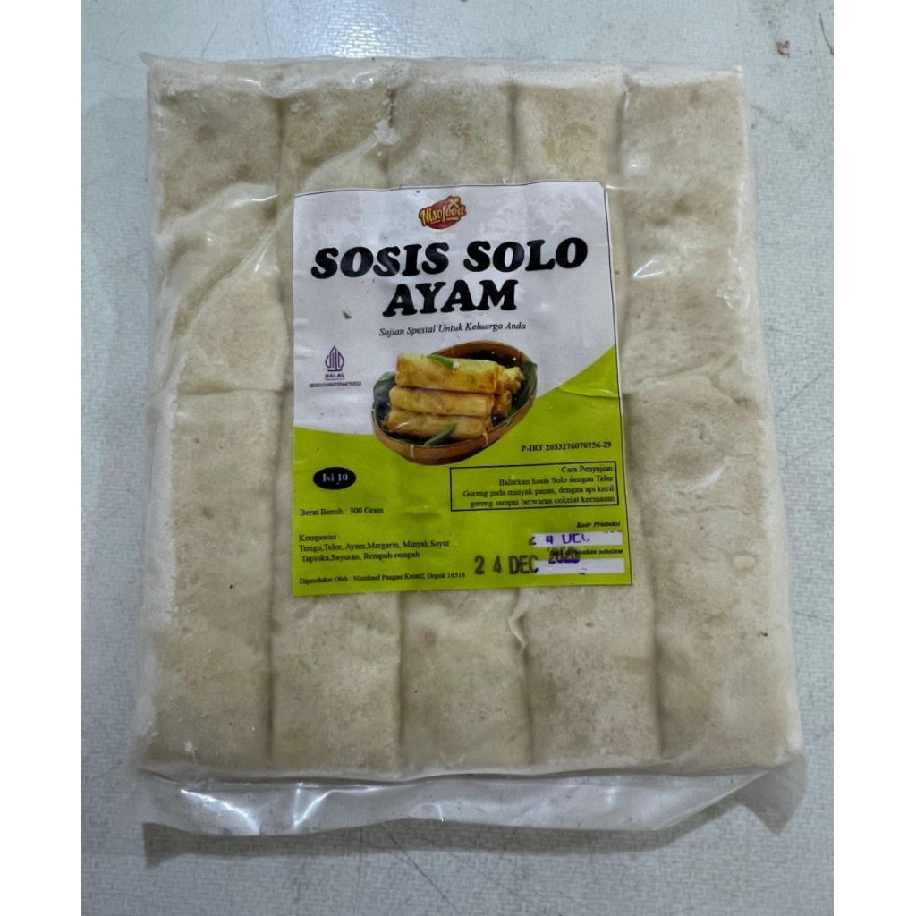 

NISOFOOD sosis solo isi 10