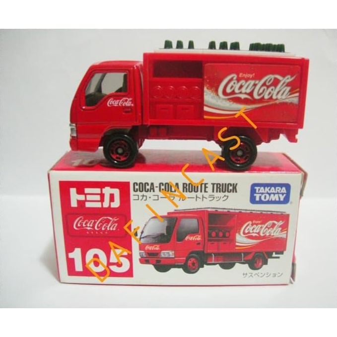 tomica coca cola route truck no 105