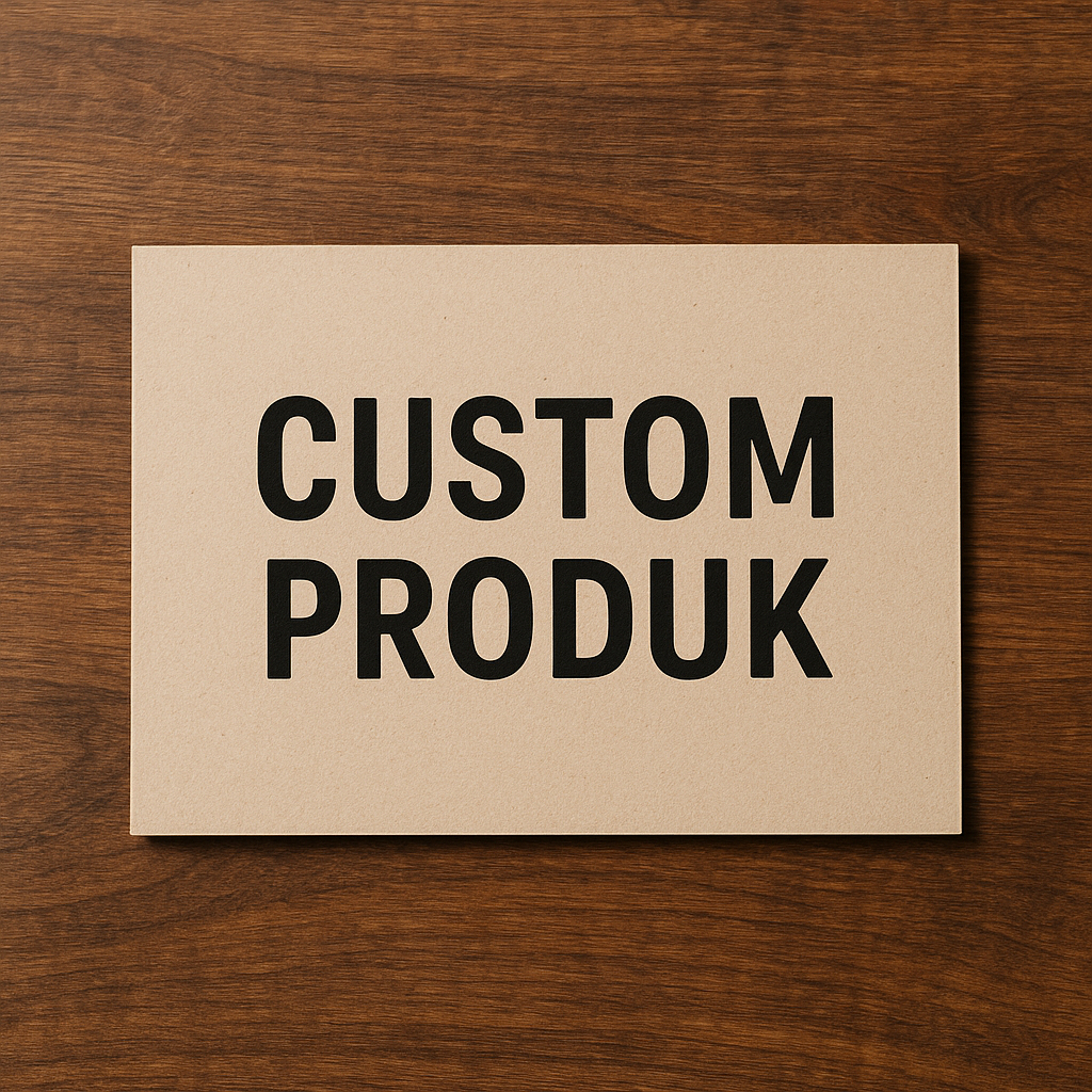 

Custom Stand Display 30 x 10 x 3 cm putih