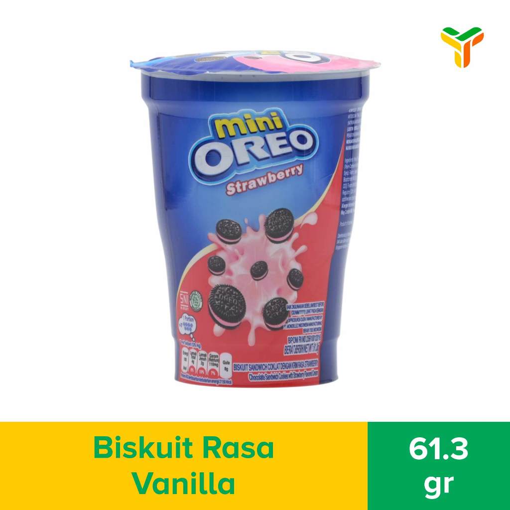 

Oreo Mini Strawberry Pouch/Cup 61.3Gr