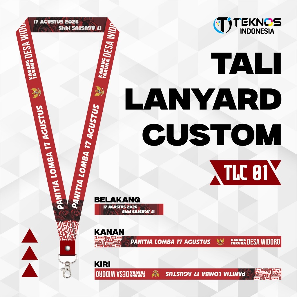

TALI LANYARD PREMIUM - LANYARD ID CARD CUSTOM NAMA